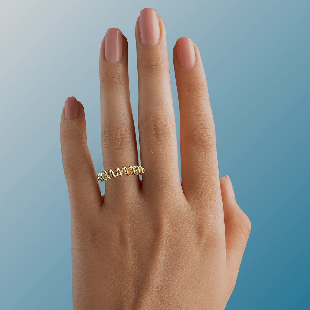1983 Coil Ring in Yellow Gold image 1