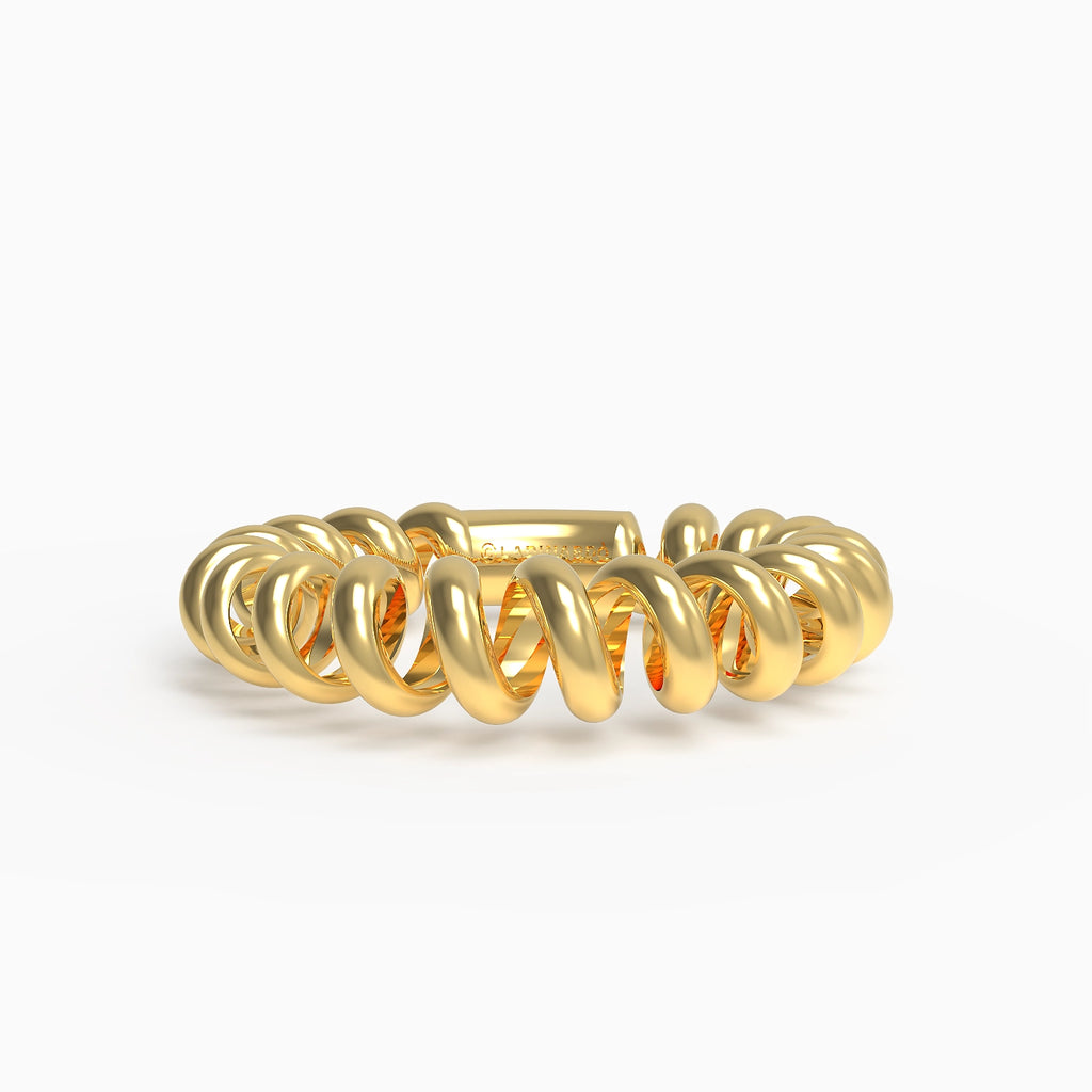 1983 Coil Ring in Yellow Gold image 2