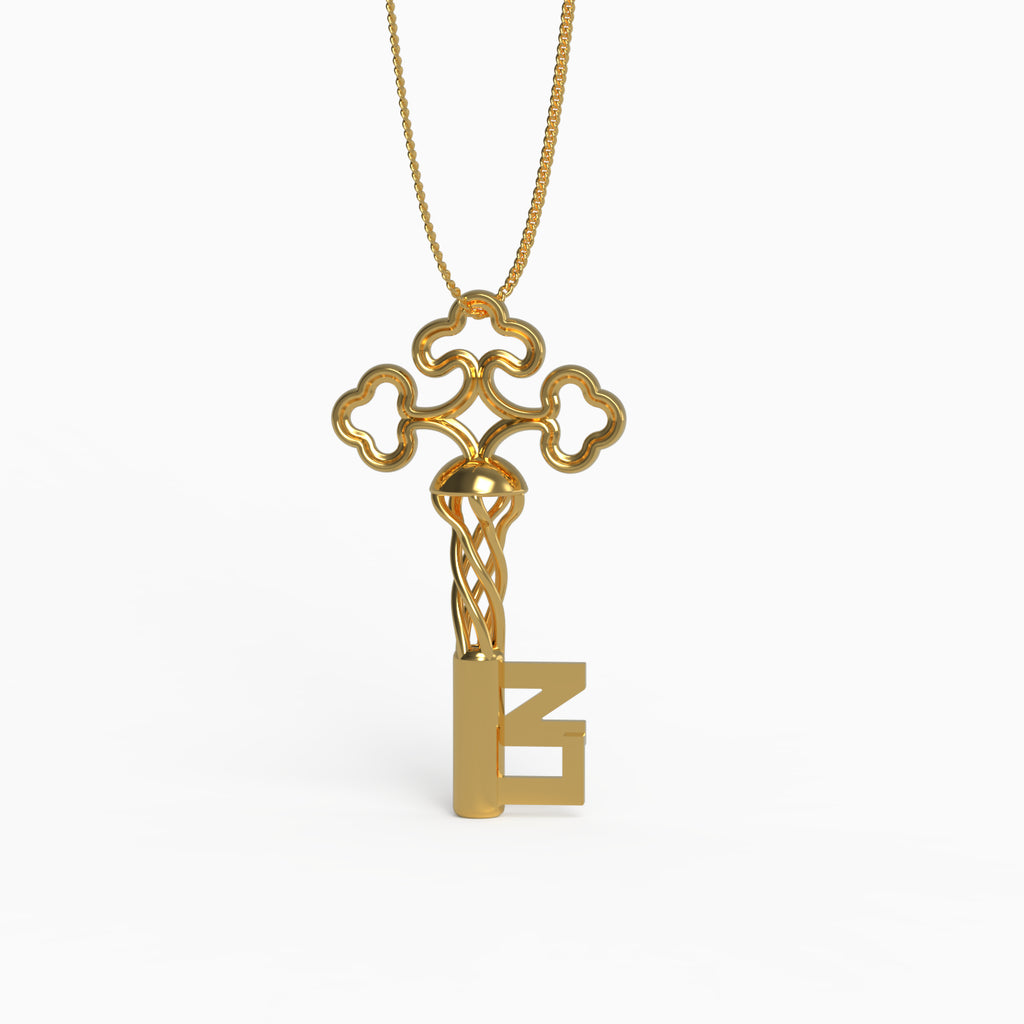 Ladinardò™ The Merchant of Venice Key Pendant in Yellow Gold image 0