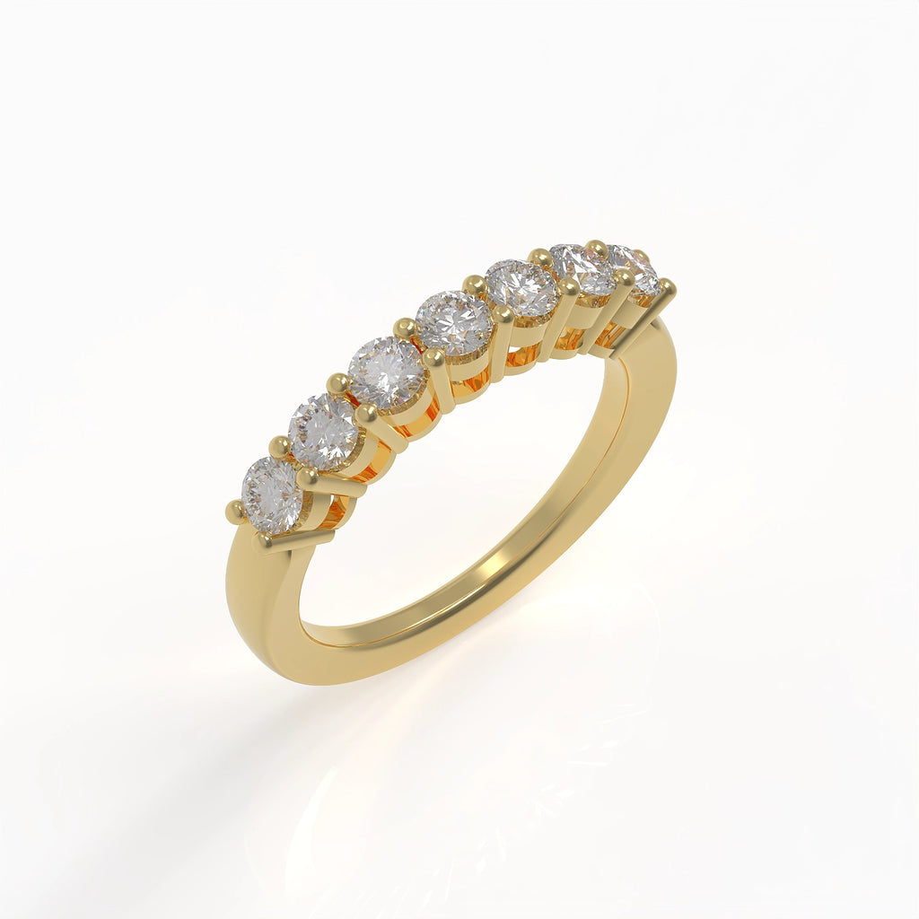 Ladinardò Eternal Band in Yellow Gold and Diamonds image 0