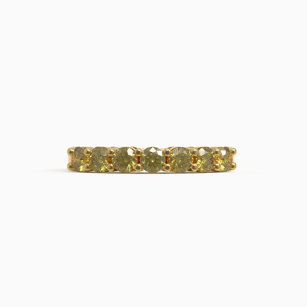 Ladinardò Eternal Band in Yellow Gold and Yellow Sapphires image 3