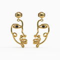 Ladinardò™ Self-Portrait Earrings in Yellow Gold and Sapphires image 0