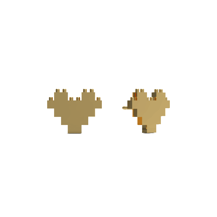 Ladinardò™ Heart of Venice Earrings in Yellow Gold image 2