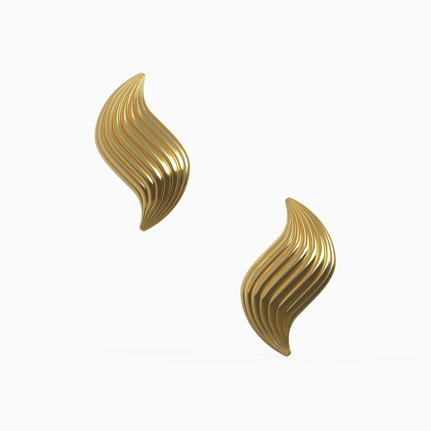 Ladinardò™ Flame Earrings in Yellow Gold image 0