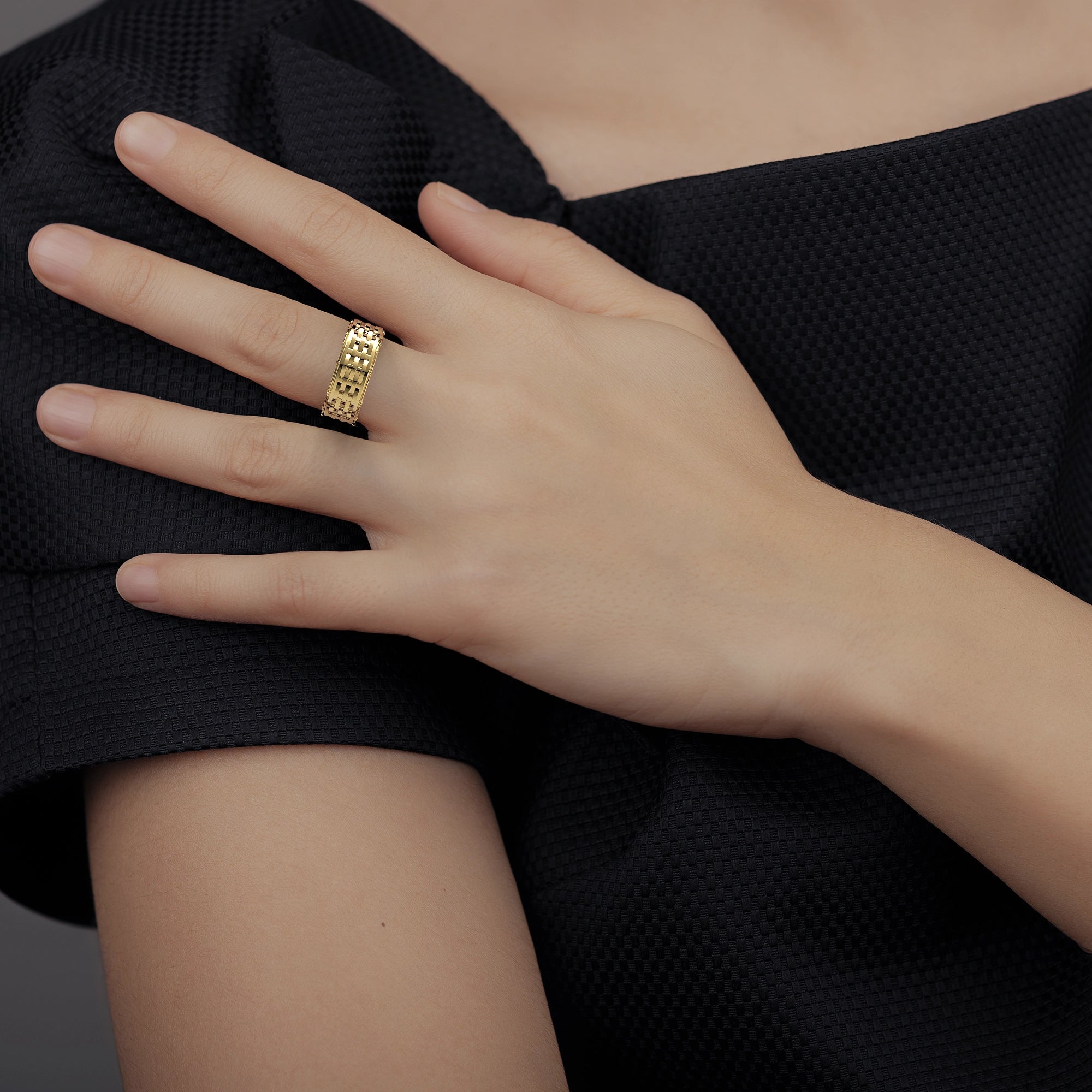 Nœud Band in Yellow Gold image 2