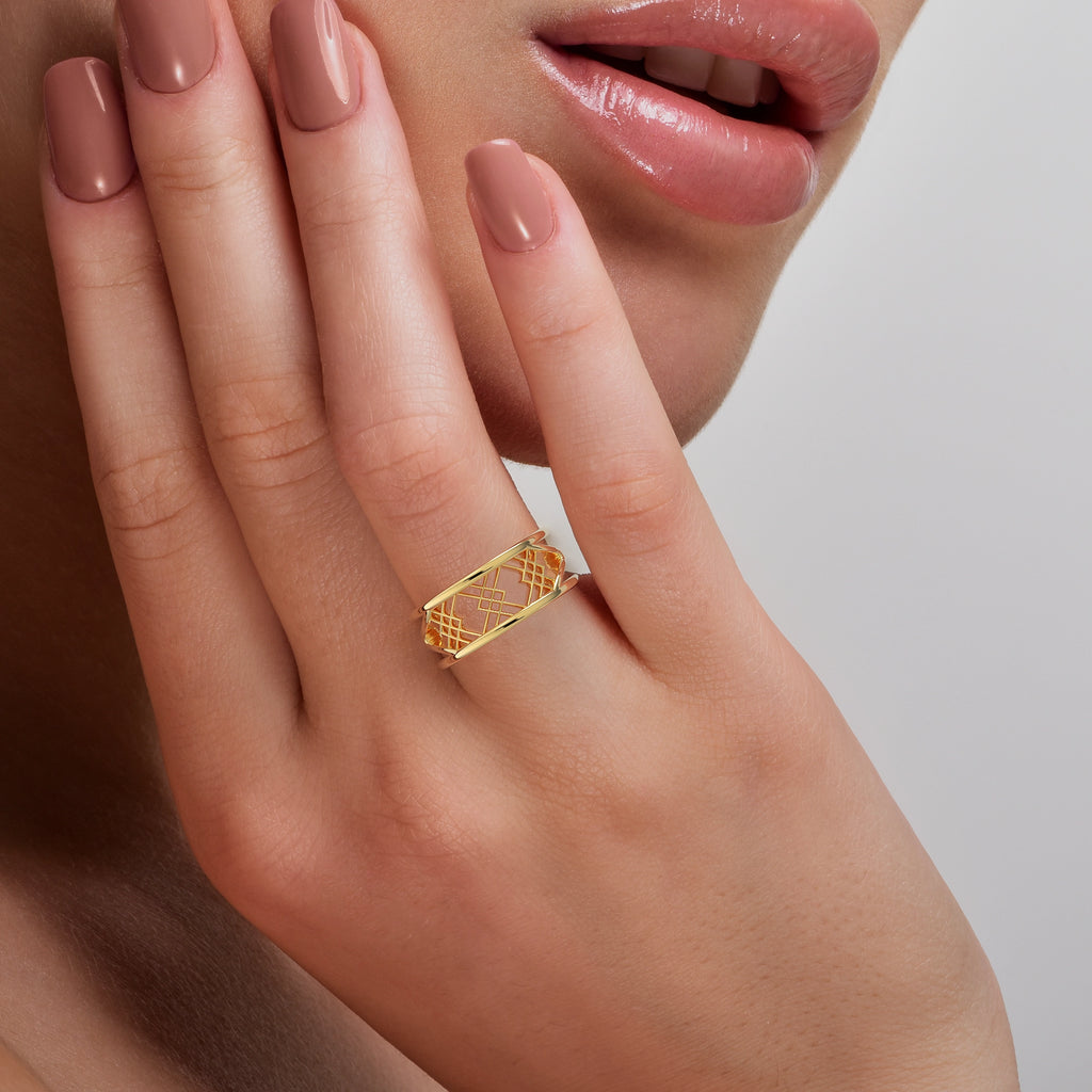 Palais Band in Yellow Gold image 1