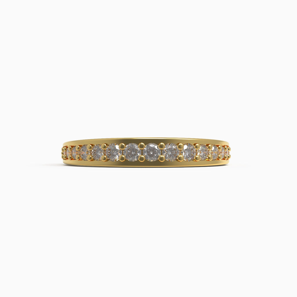 Vittoria Band in Yellow Gold and Diamonds image 3