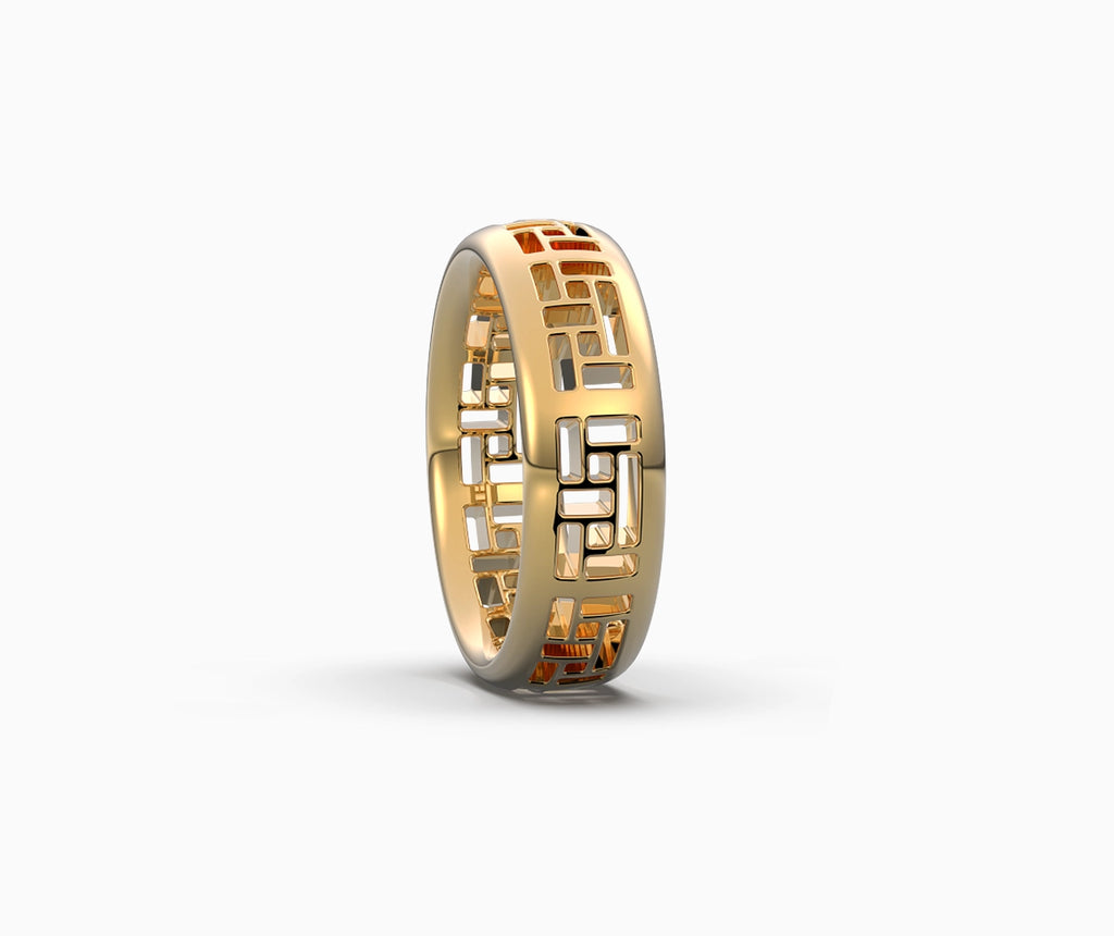 Kinkaku Band in Yellow Gold image 3