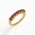Ladinardò Eternal Band in Yellow Gold and Ruby image 0