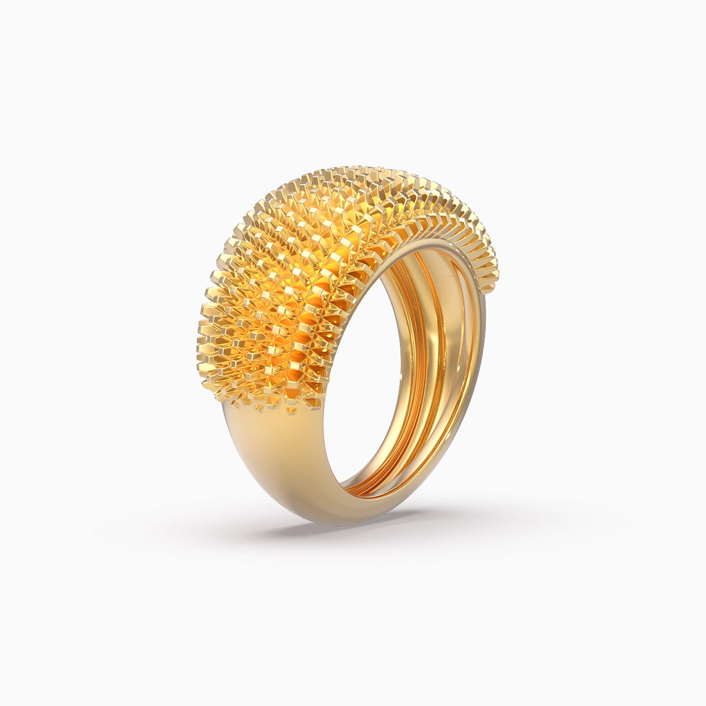 The Crown Ring in Yellow Gold image 4