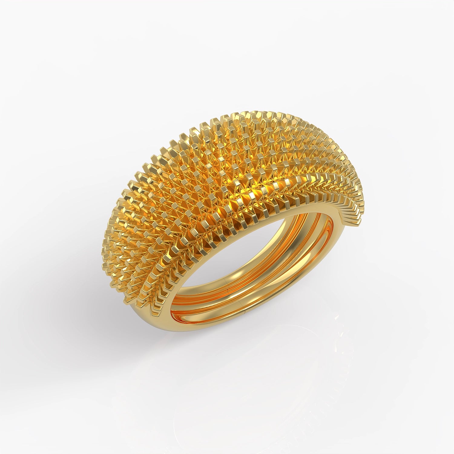 The Crown Ring in Yellow Gold image 0