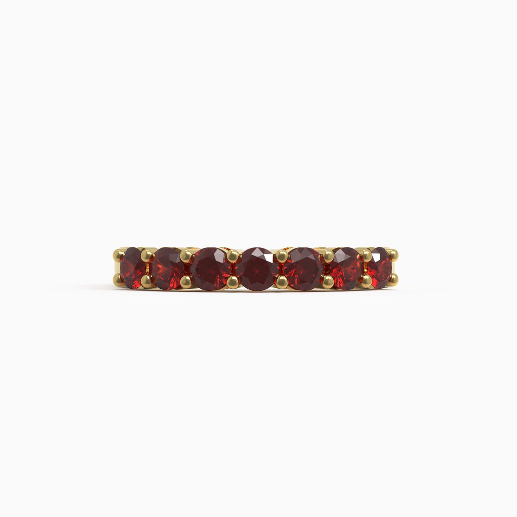 Ladinardò Eternal Band in Yellow Gold and Ruby image 3