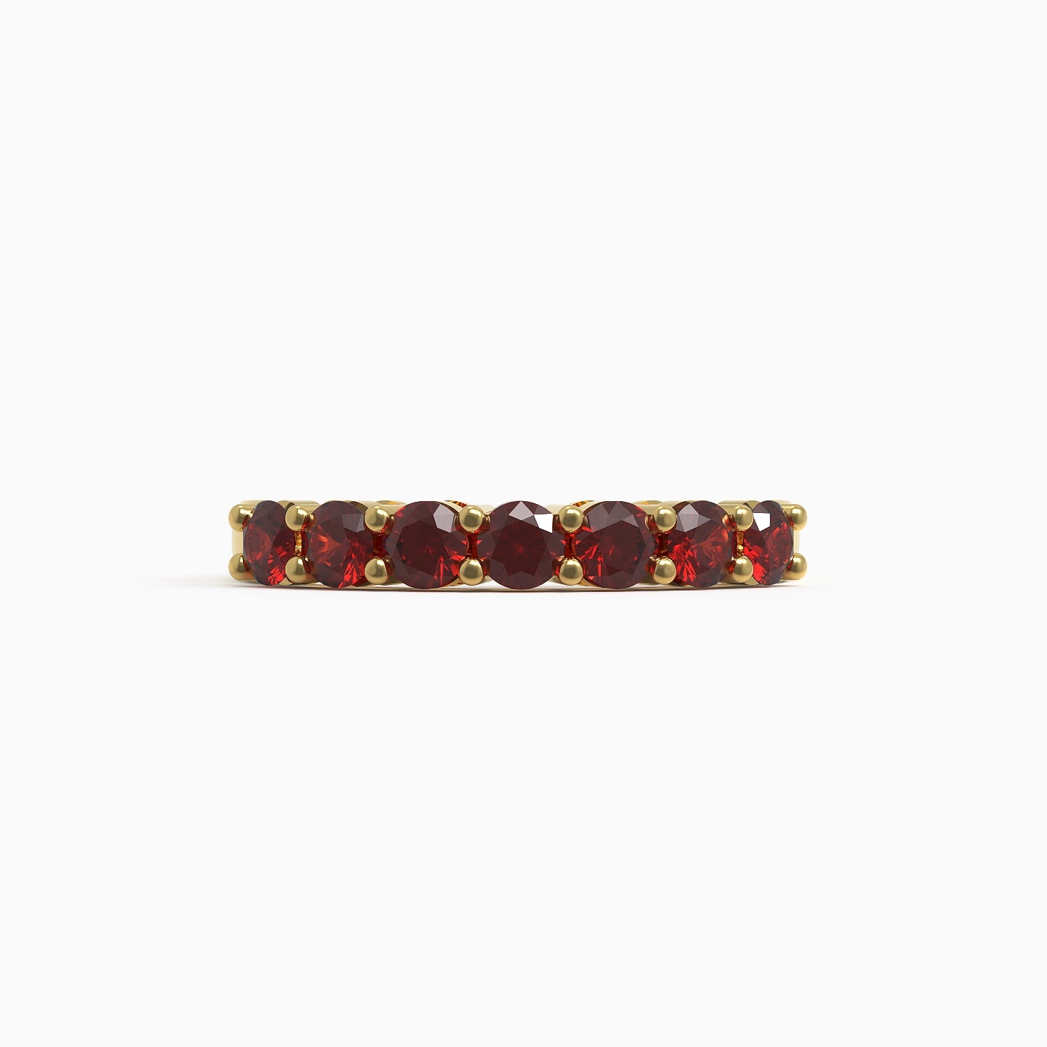 Ladinardò Eternal Band in Yellow Gold and Ruby image 3