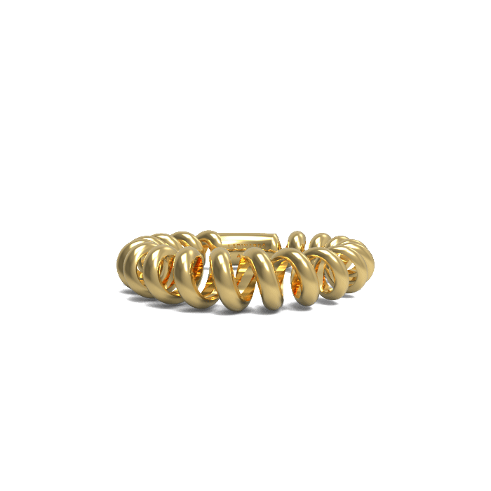 1983 Coil Ring in Yellow Gold image 4
