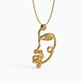 Ladinardò™ Self-Portrait Pendant in Yellow Gold and Diamond image 0