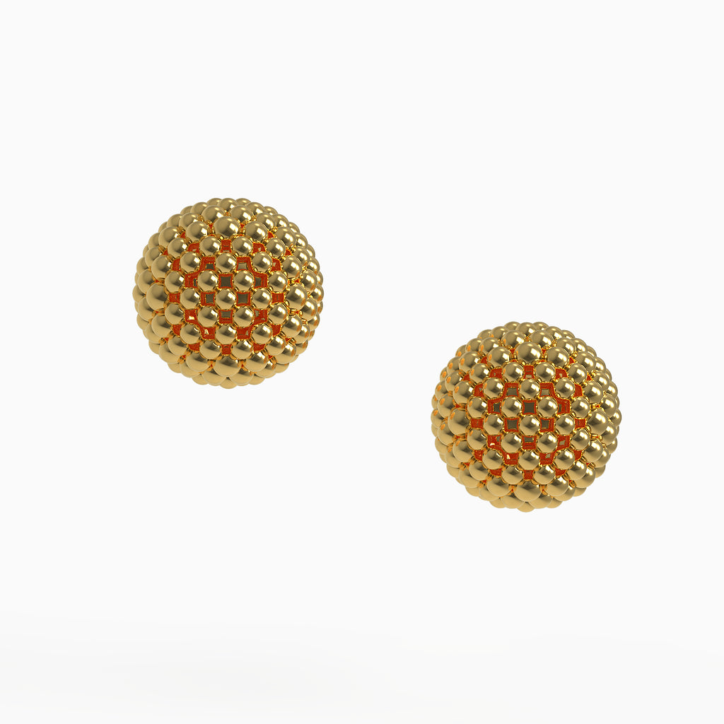 Ladinardò™ Perles Stud Earrings in Yellow Gold image 0