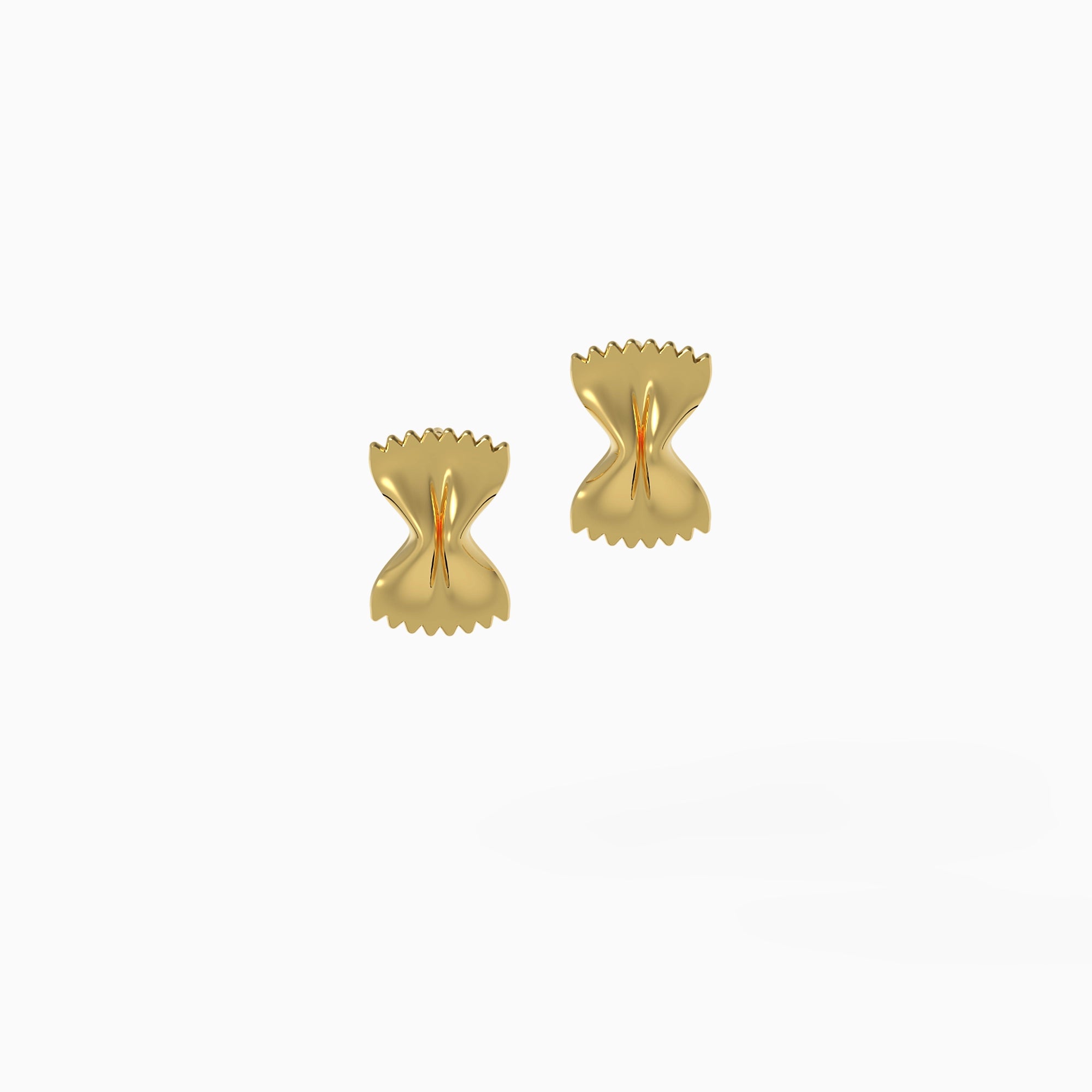 Ladinardò™ Farfalle Bowtie Earrings in Yellow Gold (Medium) image 0