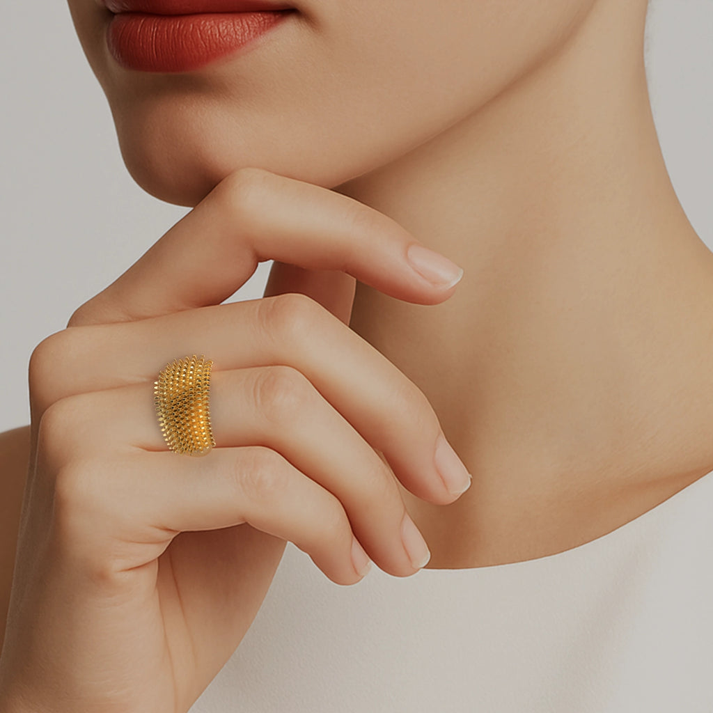 The Crown Ring in Yellow Gold image 2