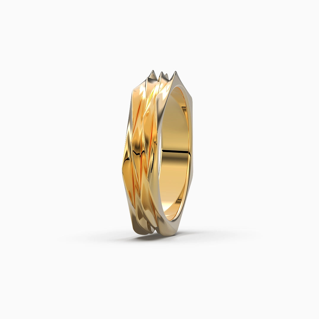 Lumière Dorée Band in Yellow Gold image 3