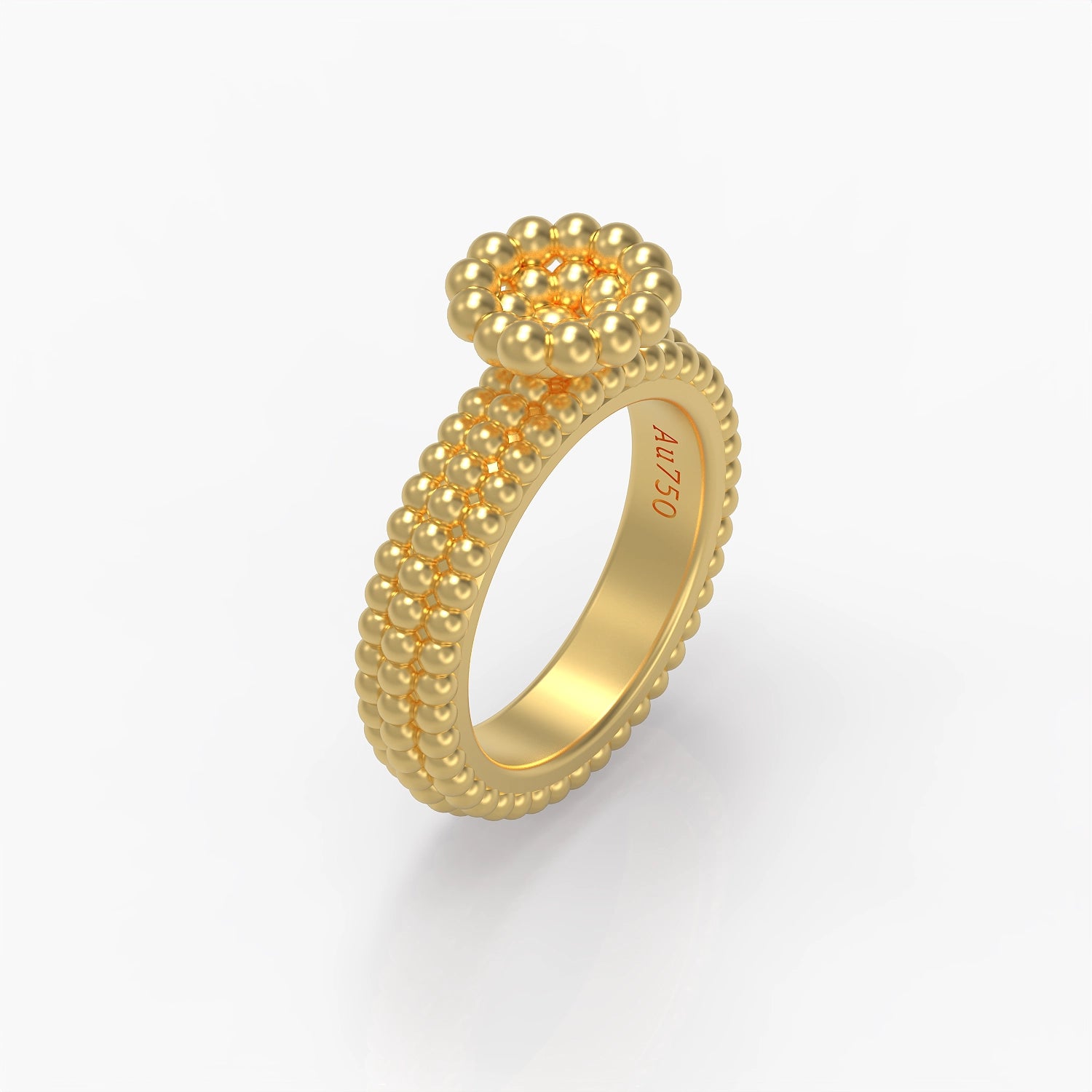 Perla Rosa Ring in Yellow Gold image 0