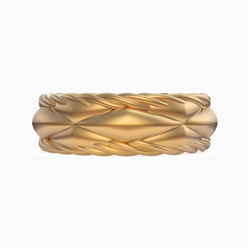 Milan Band in Yellow Gold image 0
