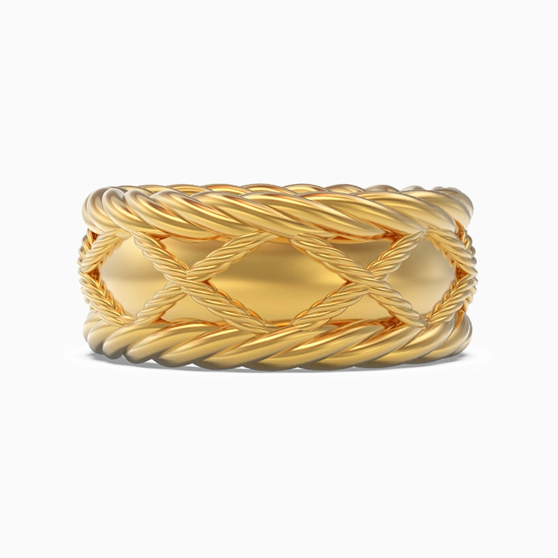 Étreinte Band in Yellow Gold image 0