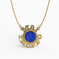 Mai Troppo "Never Too Much" Pendant in Yellow Gold and Blue Lapis image 0