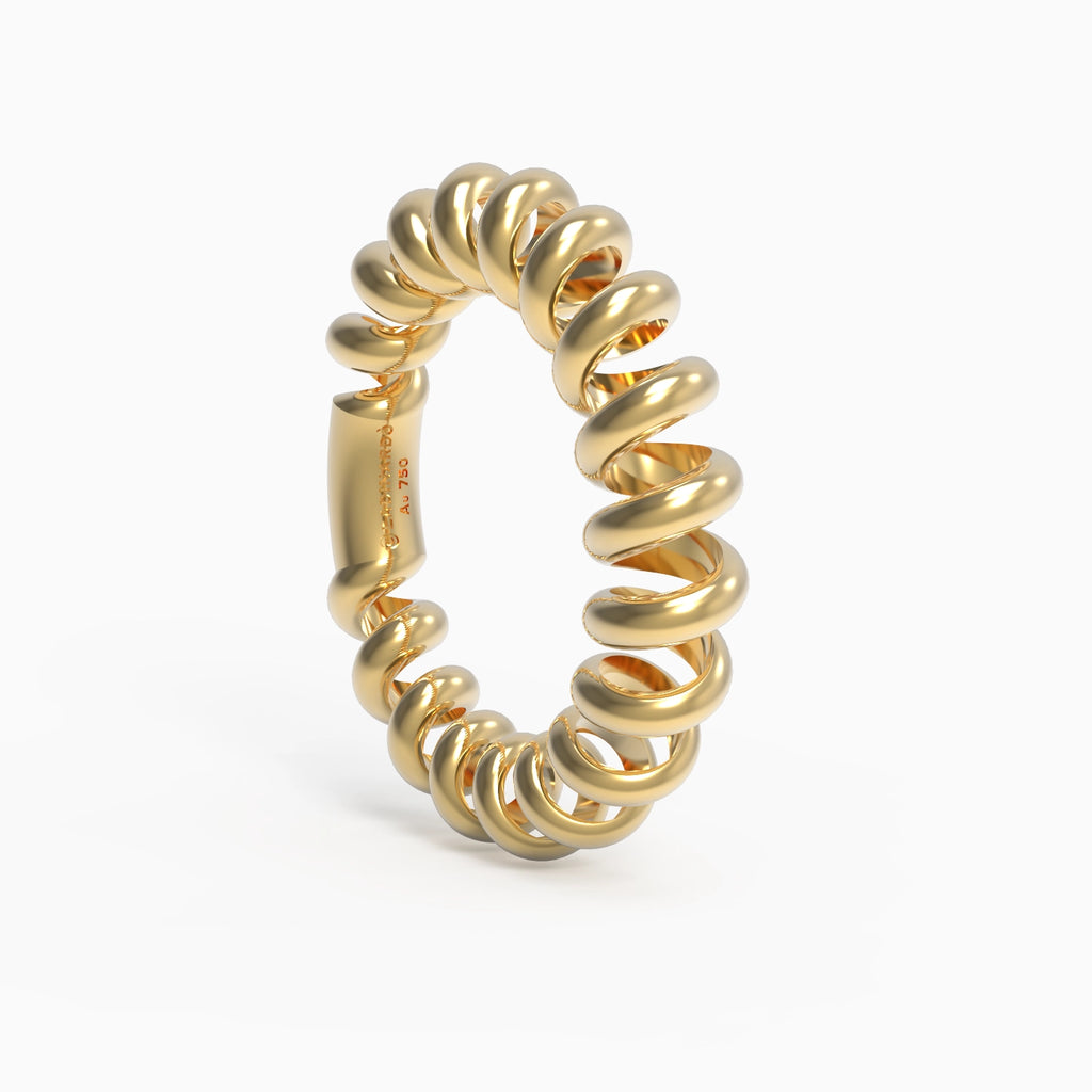 1983 Coil Ring in Yellow Gold image 3