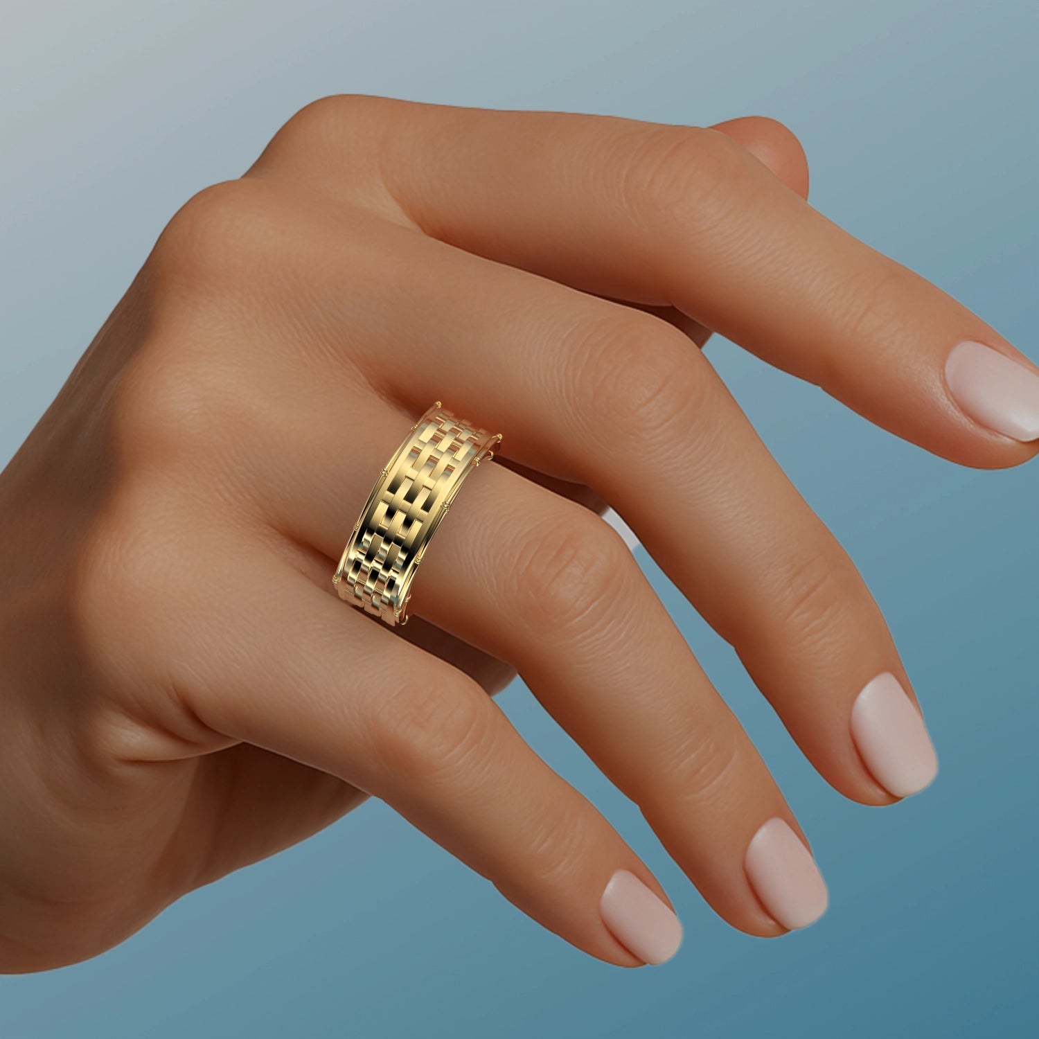 Nœud Band in Yellow Gold image 1