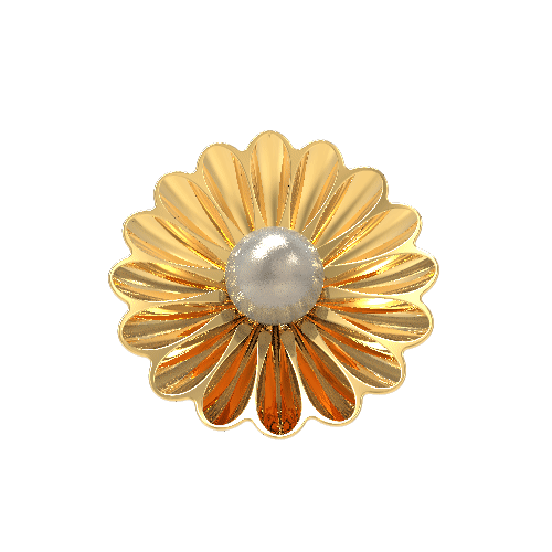 Versailles Ring in Yellow Gold and White Tahitian Pearl image 4